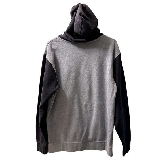 VANS Hoodie Large Logo Spellout Men's Size Medium Blue Sweatshirt Skateboard Y2K - Picture 2 of 5